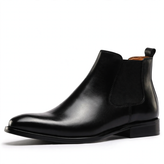 Chelsea-Stiefel für Herren aus echtem Leder