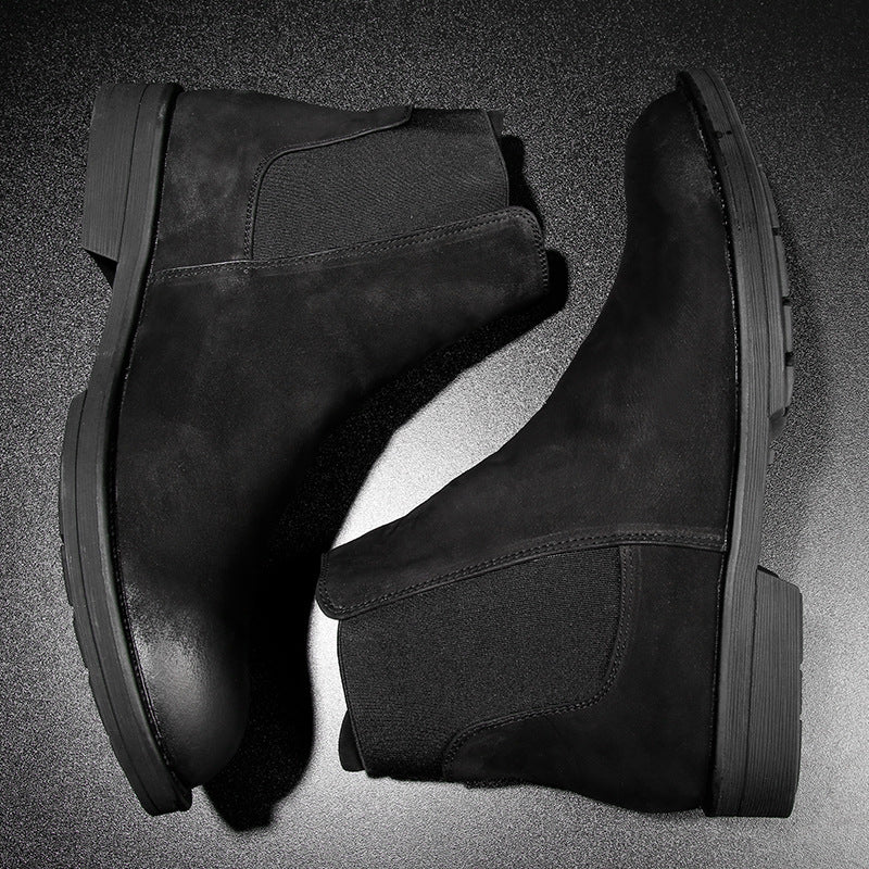 Herren-Chelsea-Stiefel aus Leder