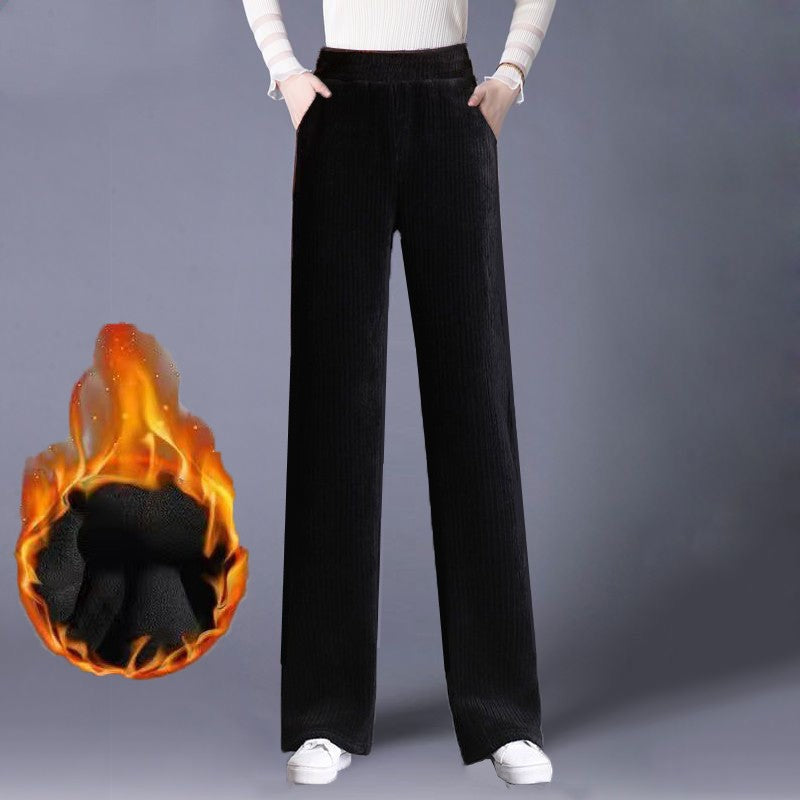 Gefütterte Kord-Hosen für Damen