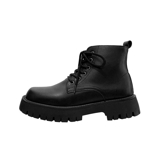 Herren-Stiefeletten mit seitlichem Reißverschluss, High-Top