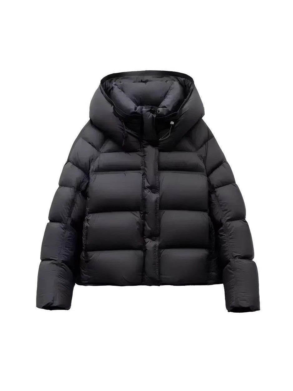 Kurze Damen-Pufferjacke im koreanischen Stil