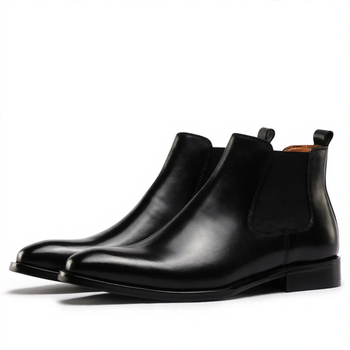 Chelsea-Stiefel für Herren aus echtem Leder