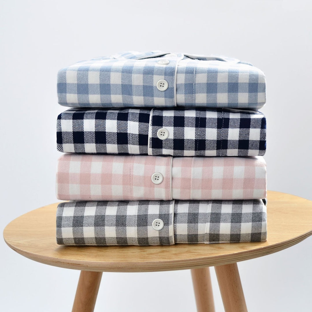 Flanell-Schlafanzug-Set für Damen und Herren