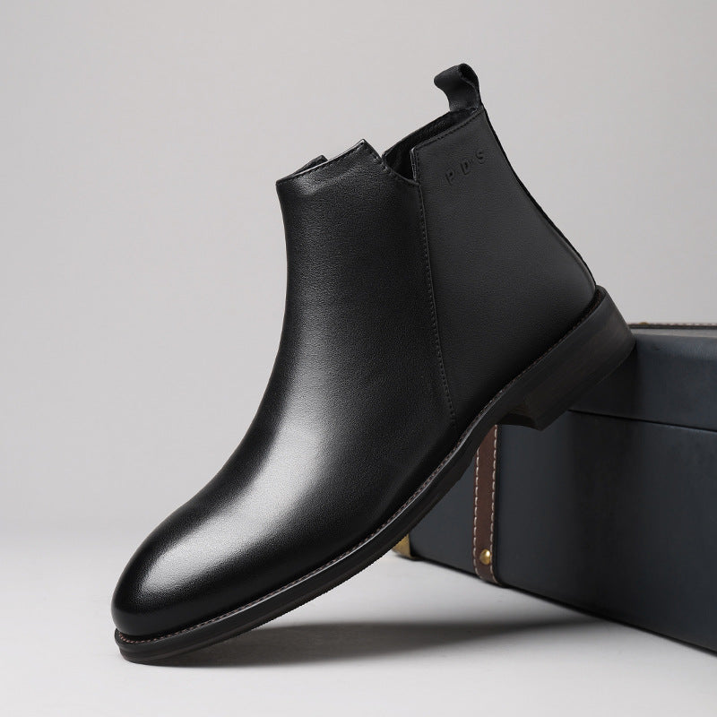 Modische Herren-Stiefel aus Leder