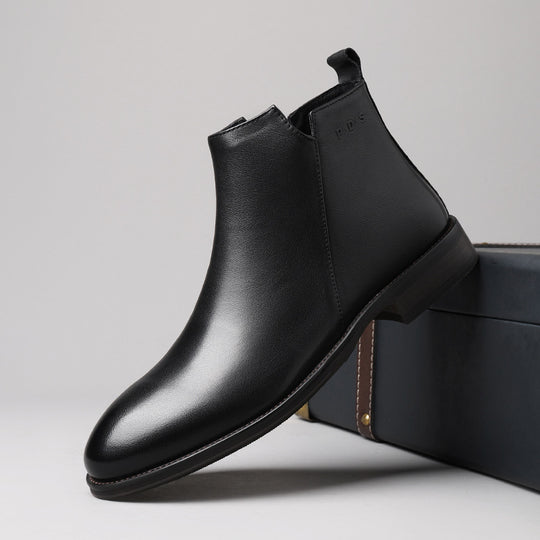 Modische Herren-Stiefel aus Leder