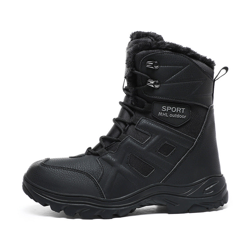 Herren-Winterstiefel, wasserabweisend, gefüttert