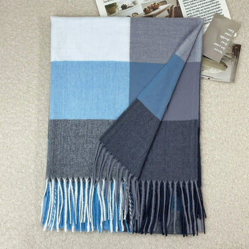 Karierter Schal aus Kaschmir-Imitat, 65x180cm