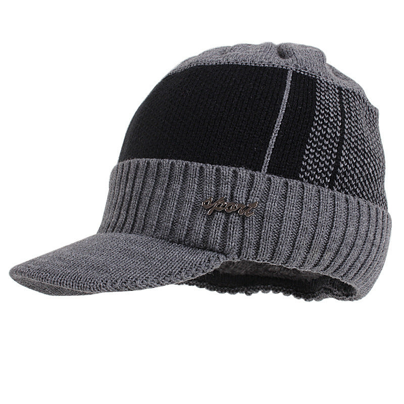 Strickmütze und Schal Set für Herren