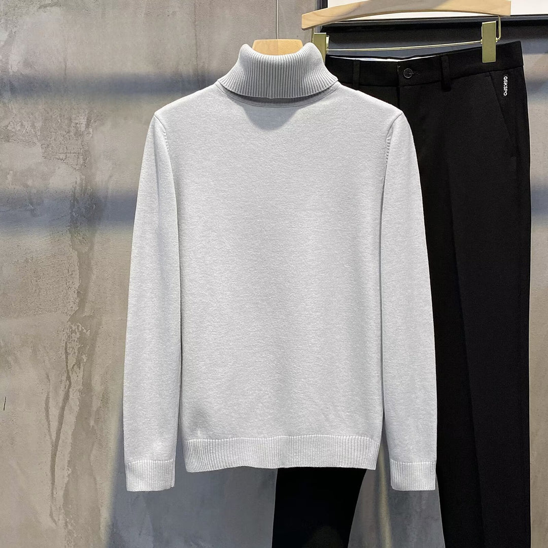 Herren-Rollkragenpullover, modisch, vielseitig kombinierbar