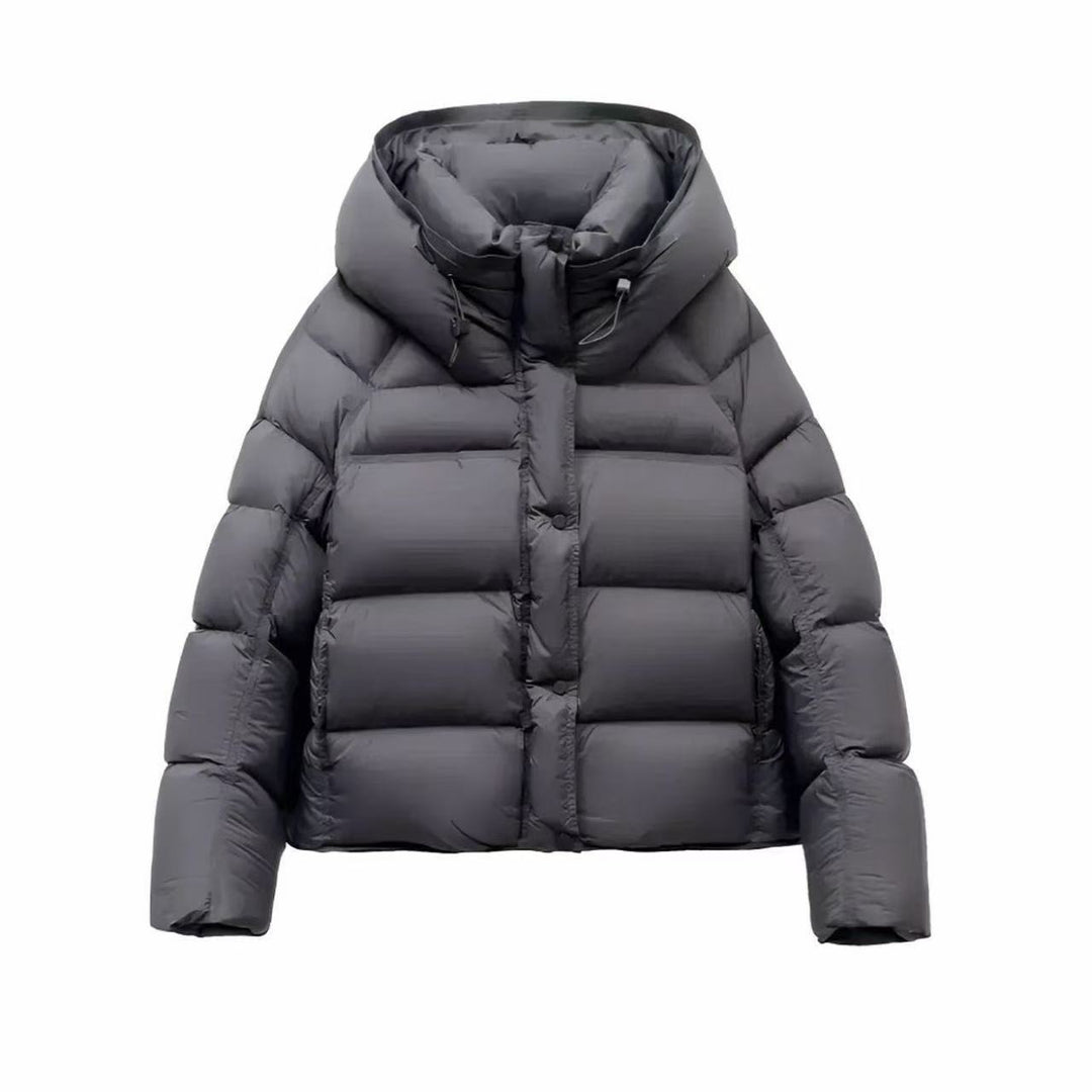 Kurze Damen-Pufferjacke im koreanischen Stil