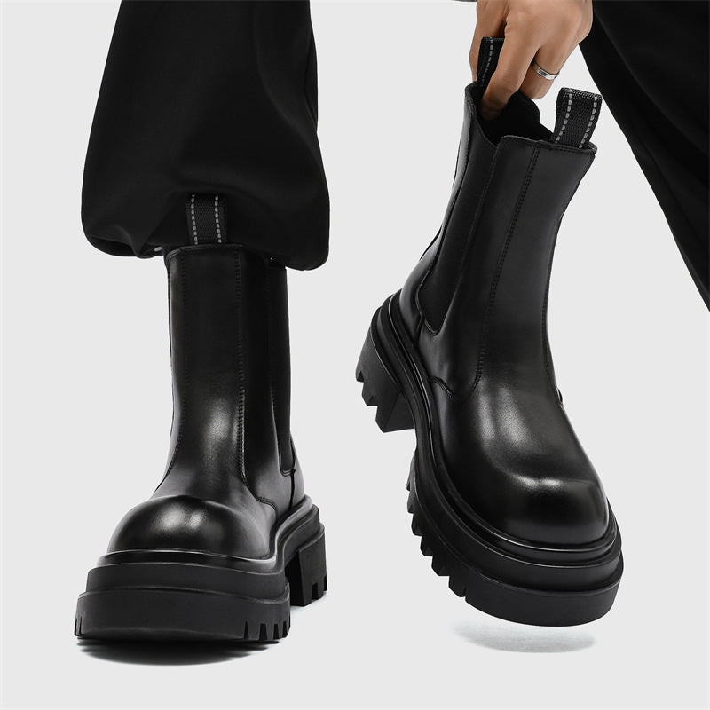 Herren-Stiefel mit Plateau, Vintage-Stil