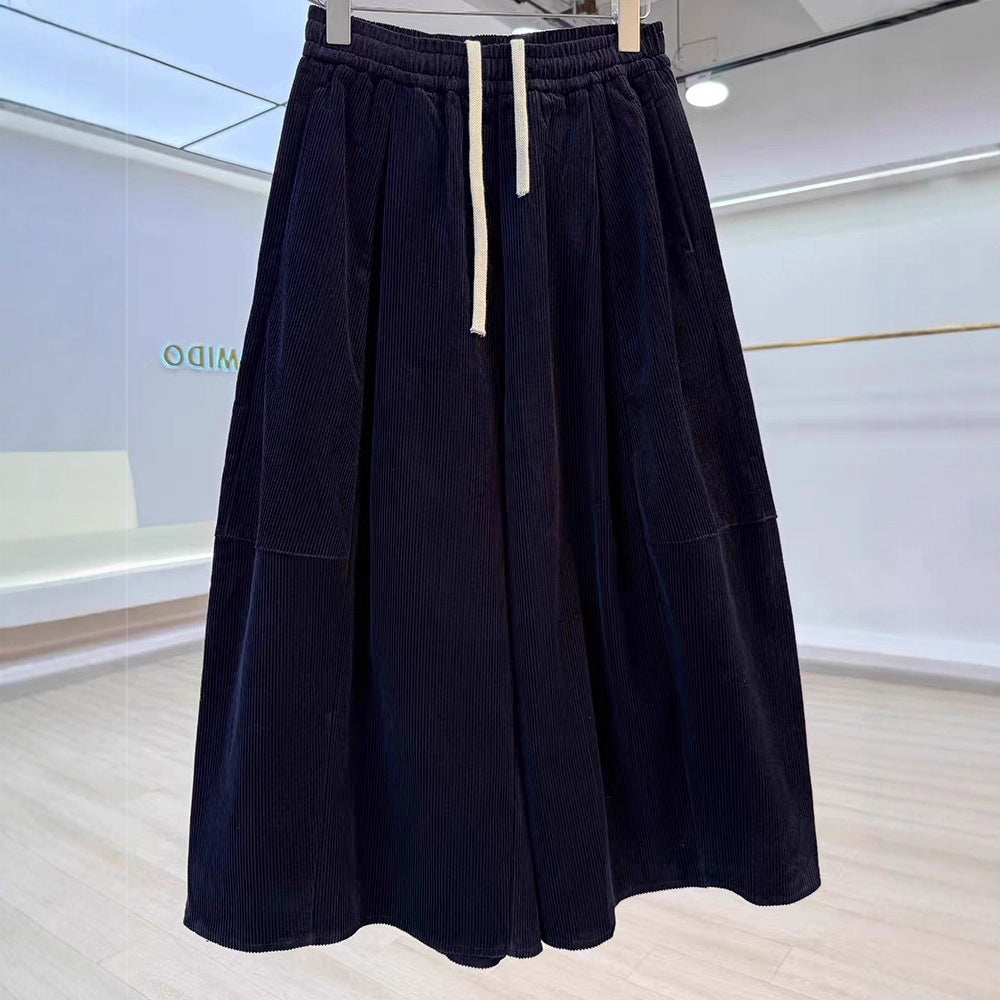 Damen-Cordhose im Retro-Stil, Haremsschnitt