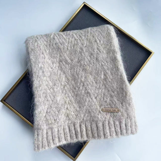Strickschal mit Alpakawolle, 160x20 cm