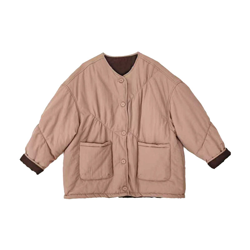 Damen-Steppjacke im Retro-Workwear-Stil