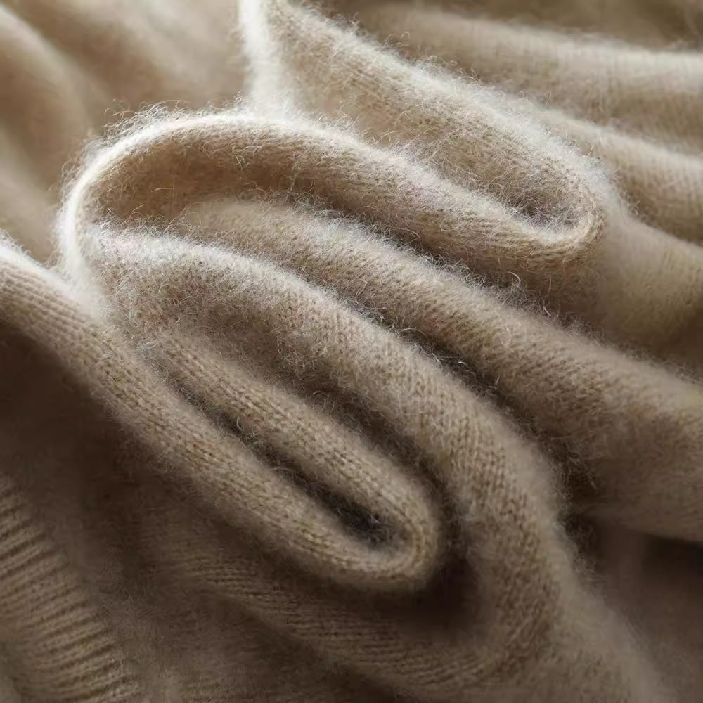 Damen-Strickpullover mit V-Ausschnitt
