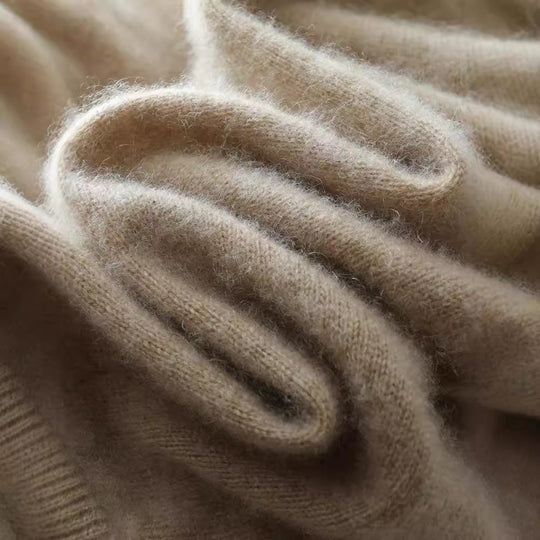 Damen-Strickpullover mit V-Ausschnitt