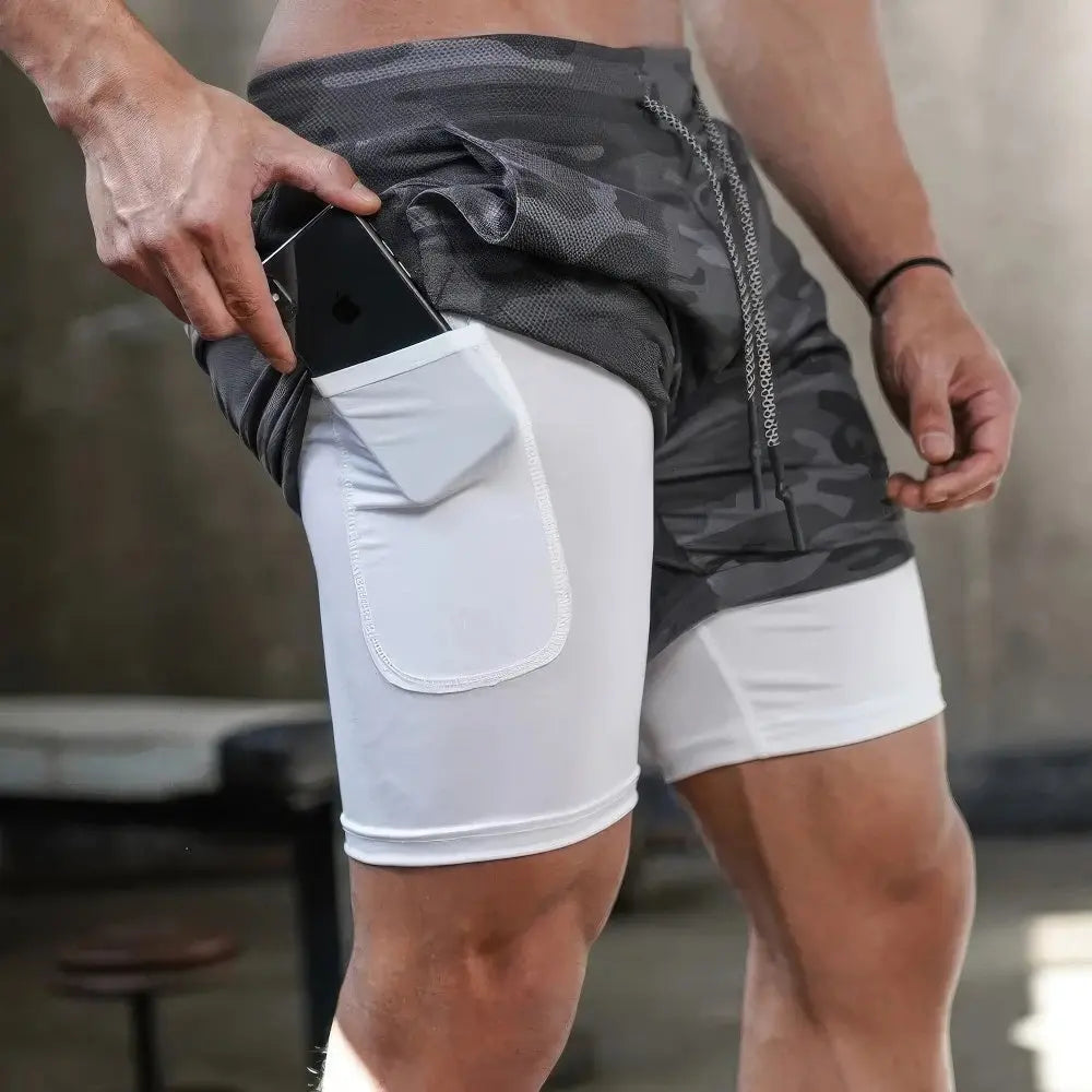 Nord Taschen | Camo 2 In 1 Schnell Trocknende Sporthose