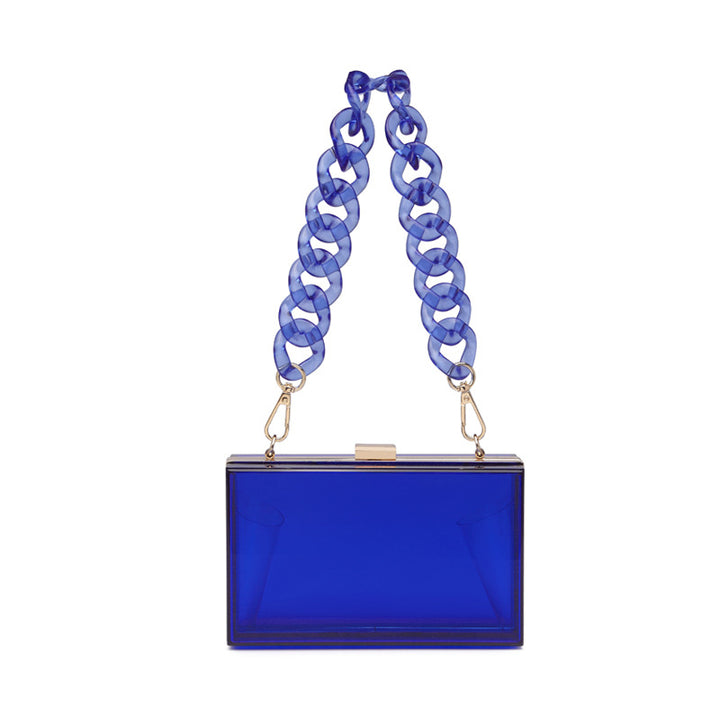 Damen Clutch-Tasche mit dekorativem Kettenriemen Nord Taschen