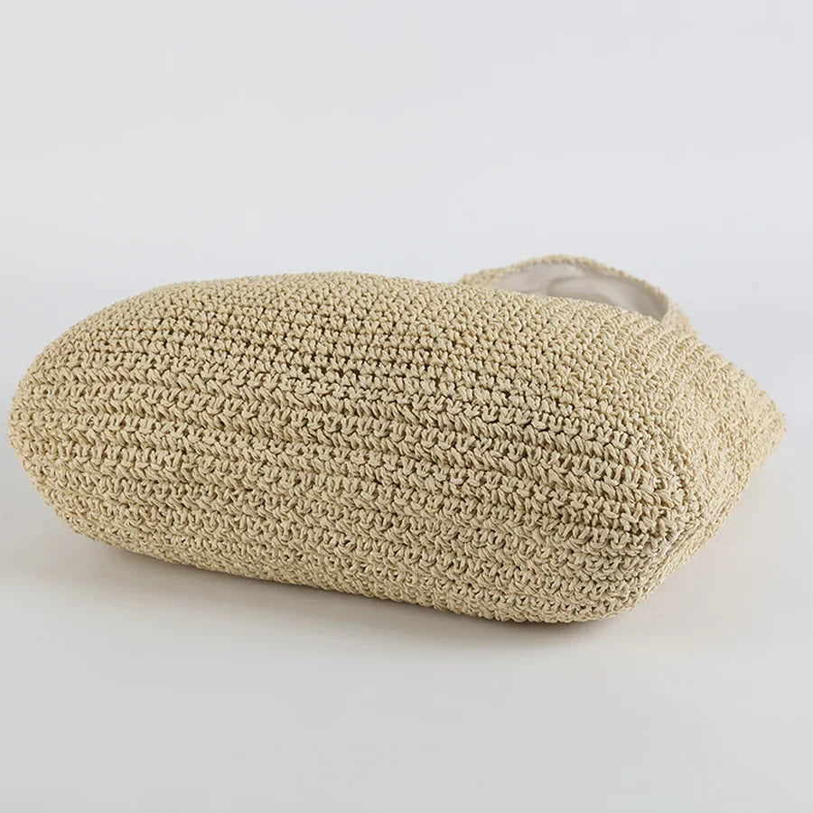 Elegante Strohtasche für Den Strand