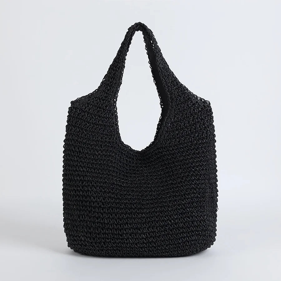 Elegante Strohtasche für Den Strand