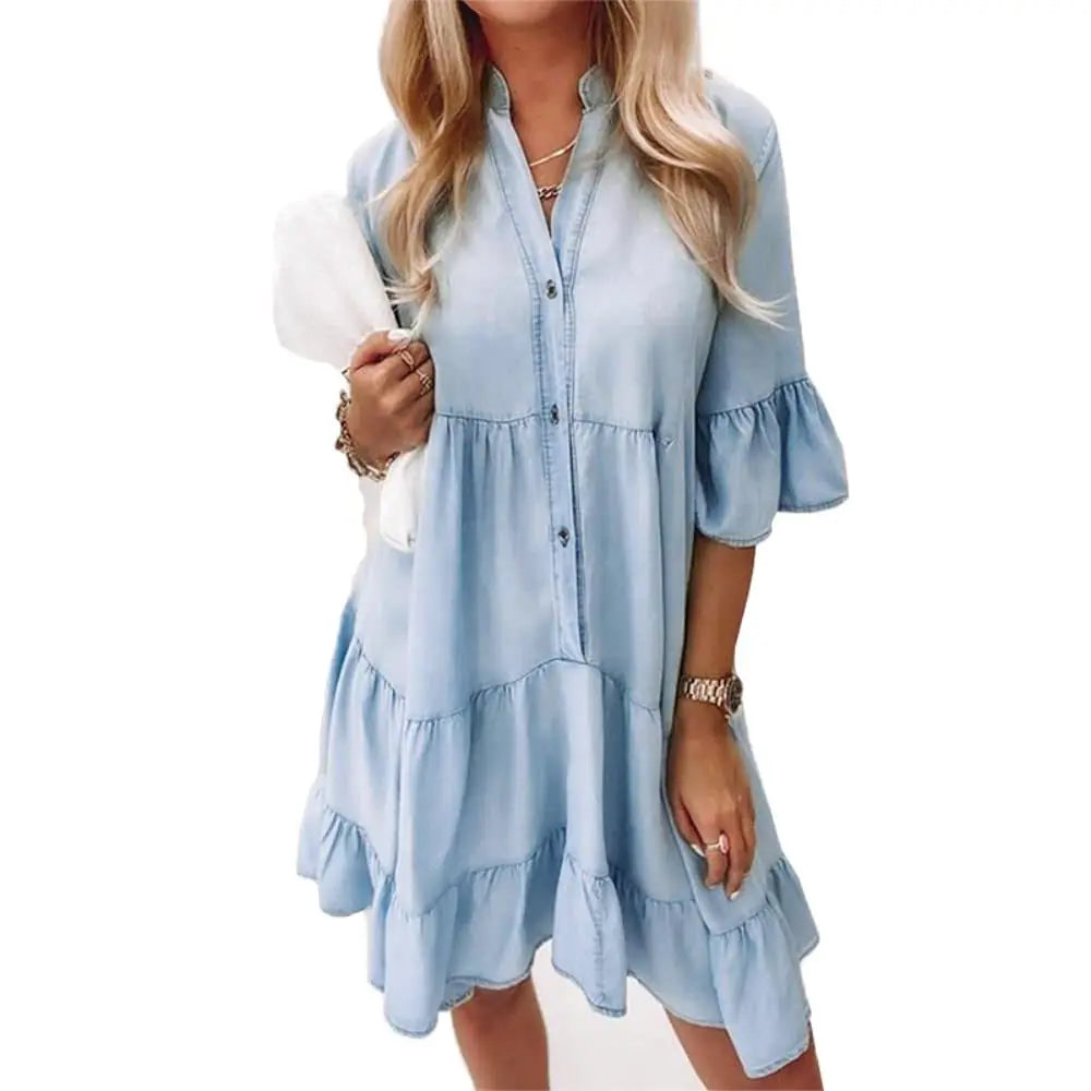 Vielseitiges Jeanskleid Damen