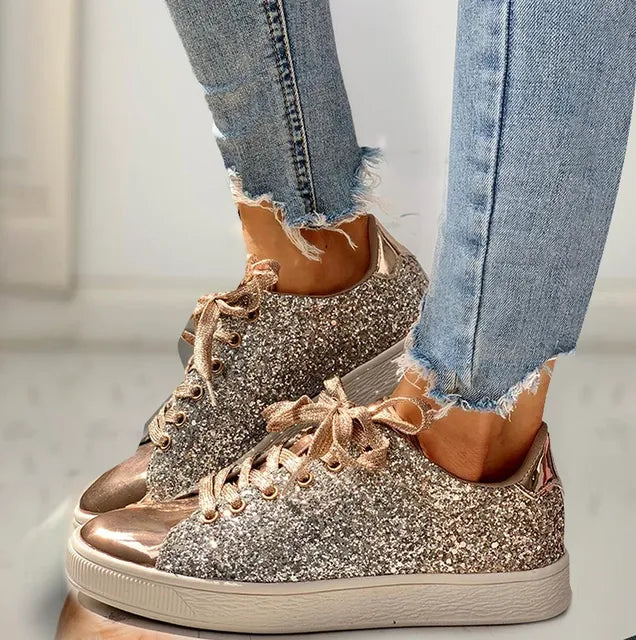 Luxus Freizeit Glitzer Damen Schuh Nord Taschen