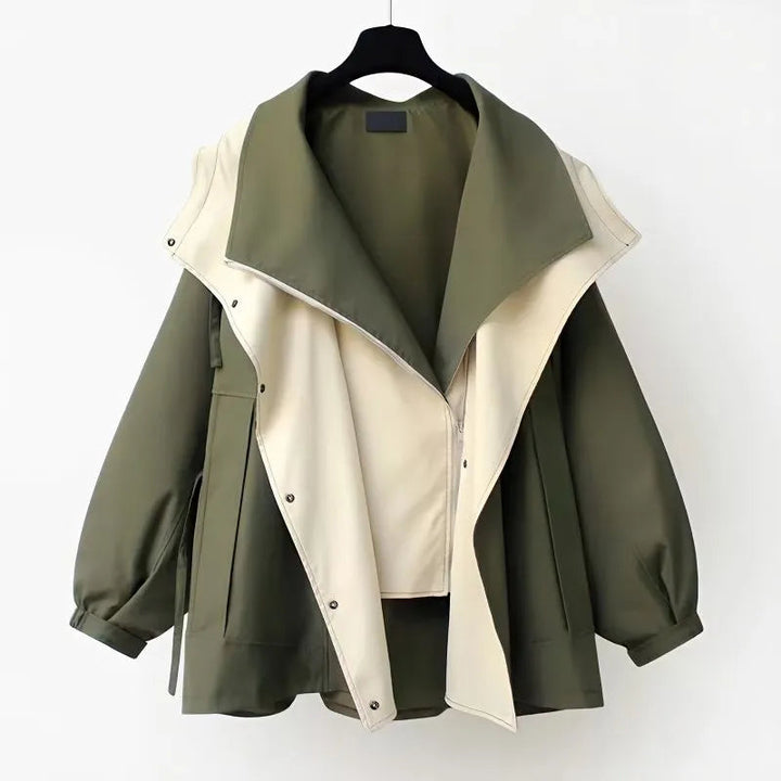 Oversized Wasserdichte Regenjacke für Damen