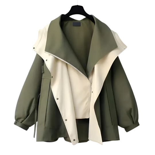 Oversized Wasserdichte Regenjacke für Damen