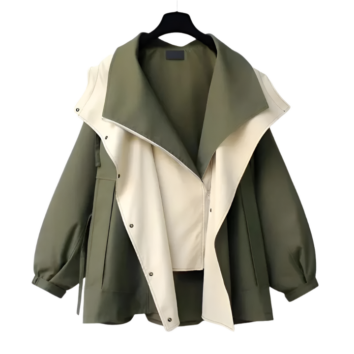 Oversized Wasserdichte Regenjacke für Damen