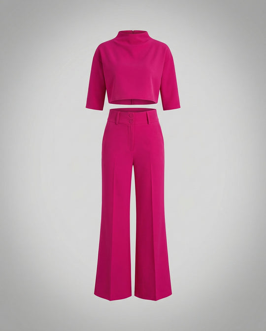 Tailliertes Herbst Hosenset Damen | Heidi-Mode