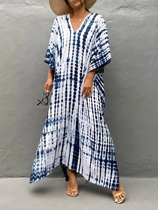 Sommer Kaftan Maxi Kleid