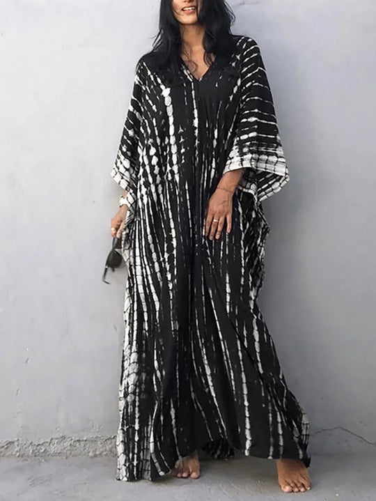 Sommer Kaftan Maxi Kleid