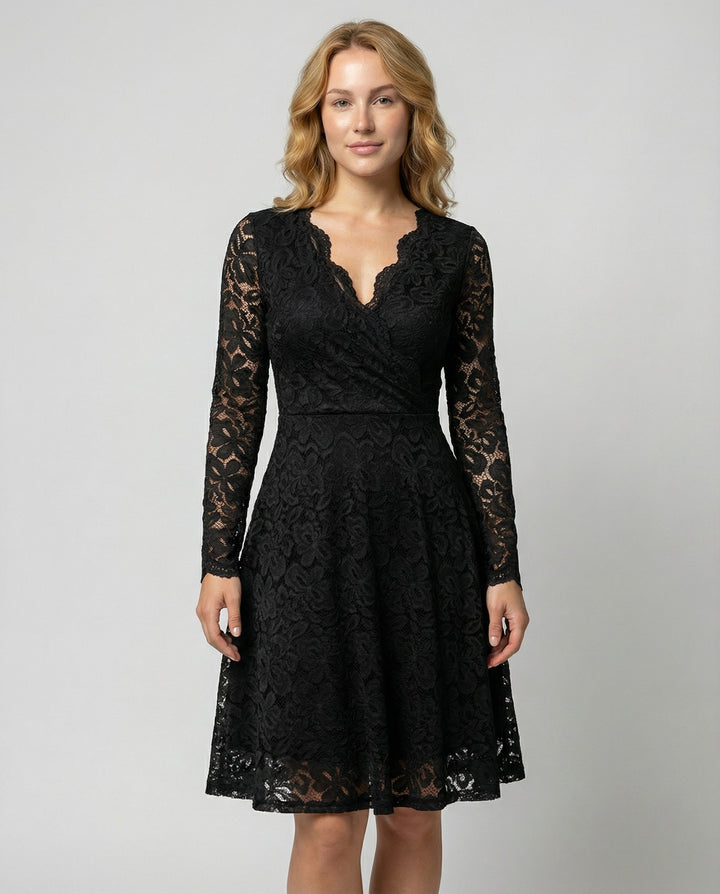 Elegantes Spitzenkleid Damen