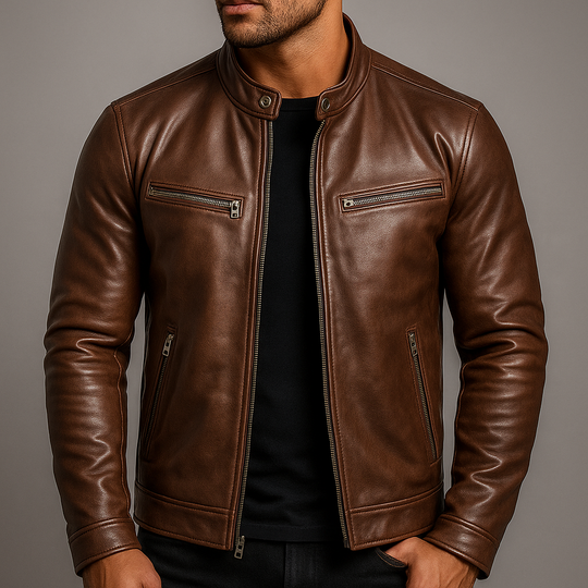 Vintage Lederjacke