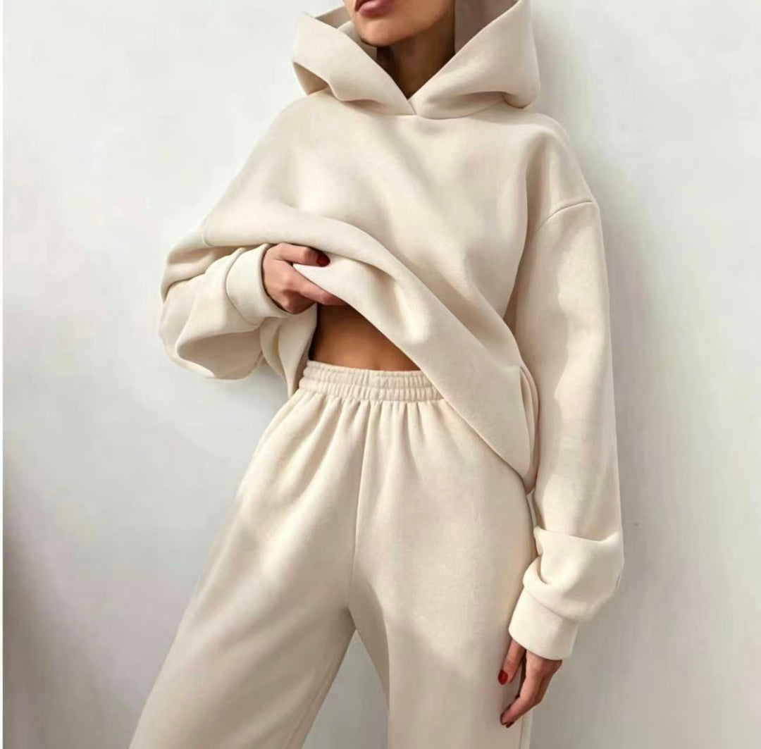 Jogging Set Damen Komfort Weiches Set Loungewear