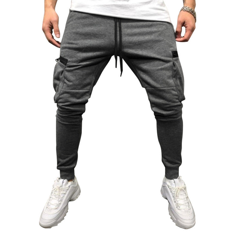 Herren Jogginghose im Drop-Crotch‑Streetwear‑Look mit Cargo‑Taschen und schmalem Bein Nord Taschen