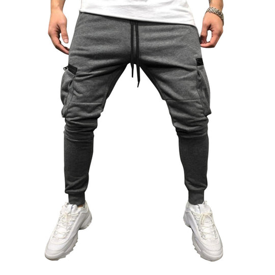 Herren Jogginghose im Drop-Crotch‑Streetwear‑Look mit Cargo‑Taschen und schmalem Bein Nord Taschen