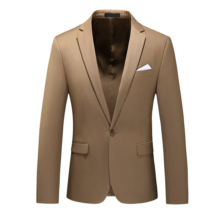 Herren elegantes Businesssakko Slim Fit mit schmaler Silhouette und modernem Reverskragen Nord Taschen