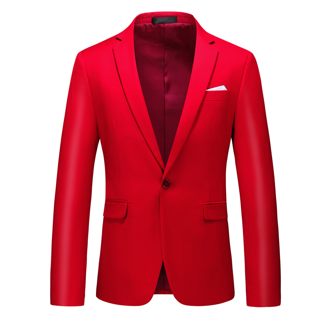 Herren elegantes Businesssakko Slim Fit mit schmaler Silhouette und modernem Reverskragen Nord Taschen