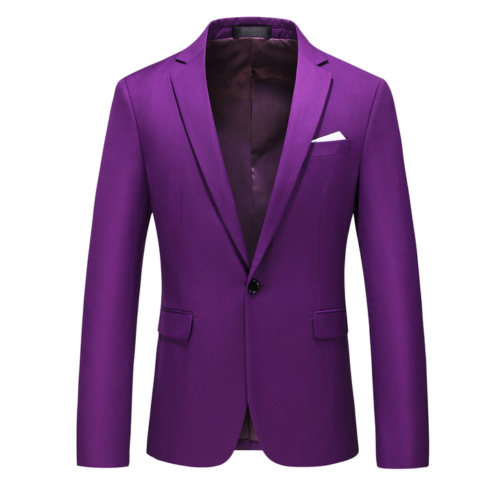 Herren elegantes Businesssakko Slim Fit mit schmaler Silhouette und modernem Reverskragen Nord Taschen