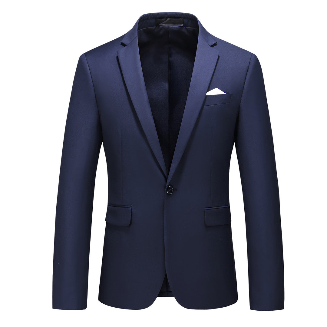 Herren elegantes Businesssakko Slim Fit mit schmaler Silhouette und modernem Reverskragen Nord Taschen