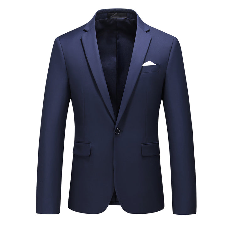 Herren elegantes Businesssakko Slim Fit mit schmaler Silhouette und modernem Reverskragen Nord Taschen