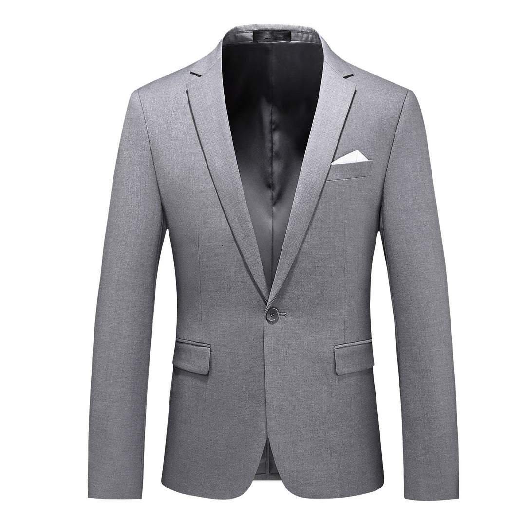 Herren elegantes Businesssakko Slim Fit mit schmaler Silhouette und modernem Reverskragen Nord Taschen