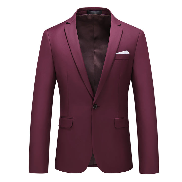 Herren elegantes Businesssakko Slim Fit mit schmaler Silhouette und modernem Reverskragen Nord Taschen