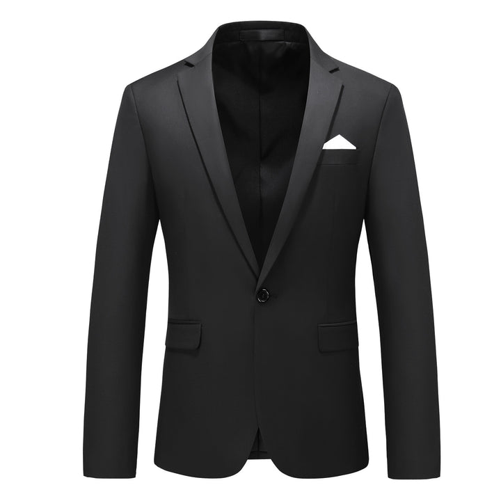 Herren elegantes Businesssakko Slim Fit mit schmaler Silhouette und modernem Reverskragen Nord Taschen
