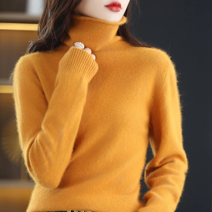 Nord Taschen | Pullover Damen Weicher Rollkragenpullover, Warm & Luxuriöses Design