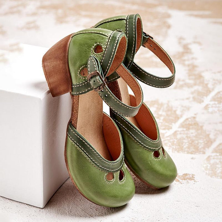 Sandalen mit Niedrigen Absätzen