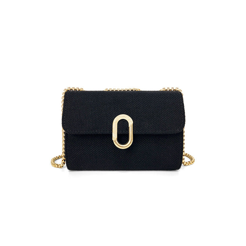 Damen Clutch mit stilvollem Kettenriemen und hochwertiger Oberflächenstruktur Nord Taschen