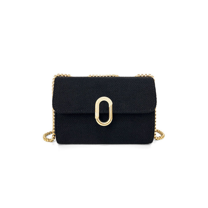 Damen Clutch mit stilvollem Kettenriemen und hochwertiger Oberflächenstruktur Nord Taschen