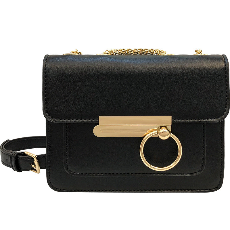 Damen Mini-Umhängetasche mit eleganter Kettenapplikation Nord Taschen